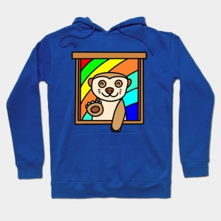 Cute funny meerkat Hoodie